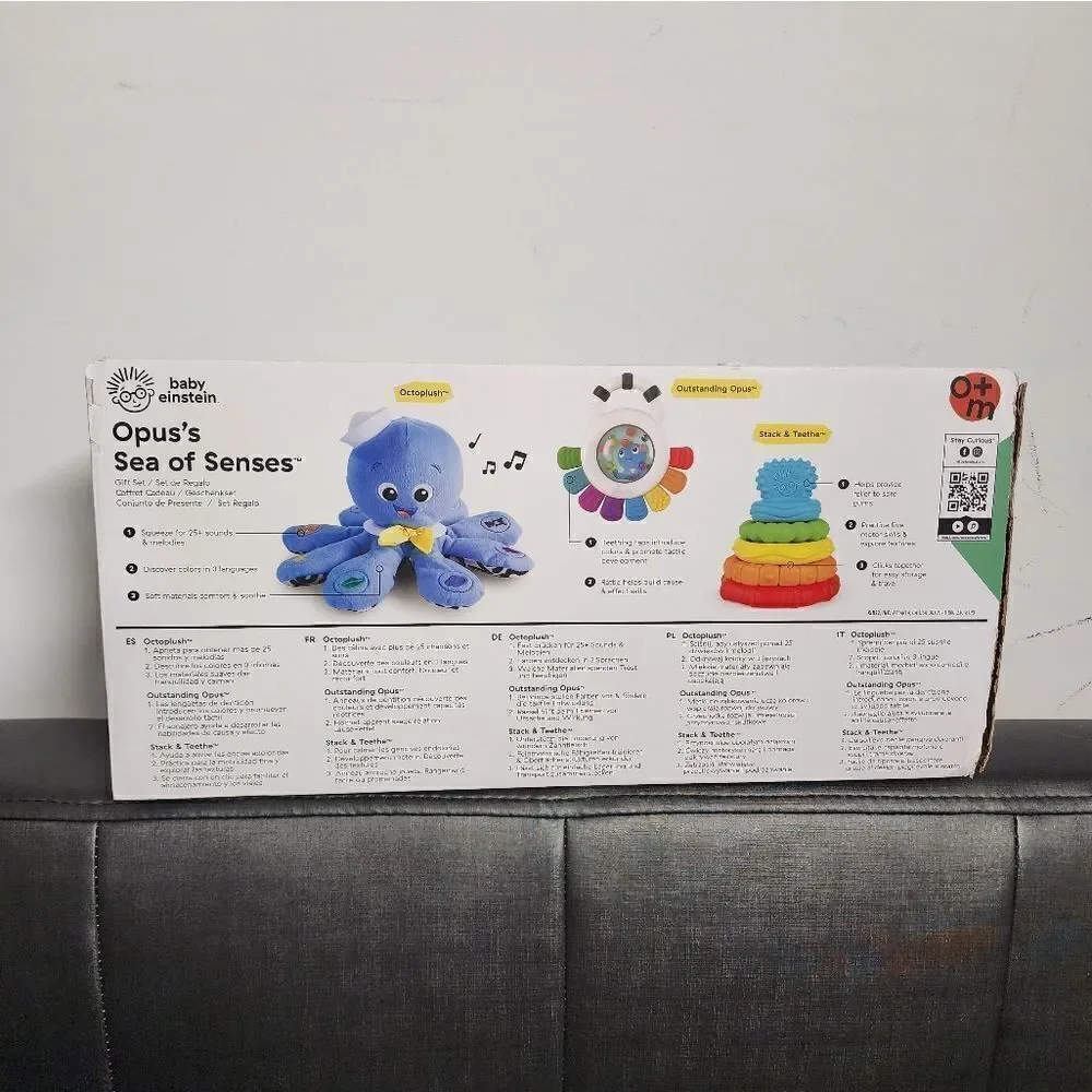 Baby Einstein Opus Sea of Senses Infant Toys Gift Set - 3 Pieces, for Ages 3 Mon